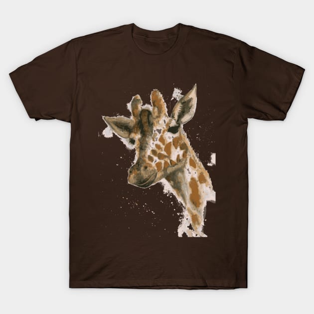 Giraffe T-Shirt by artbyluko